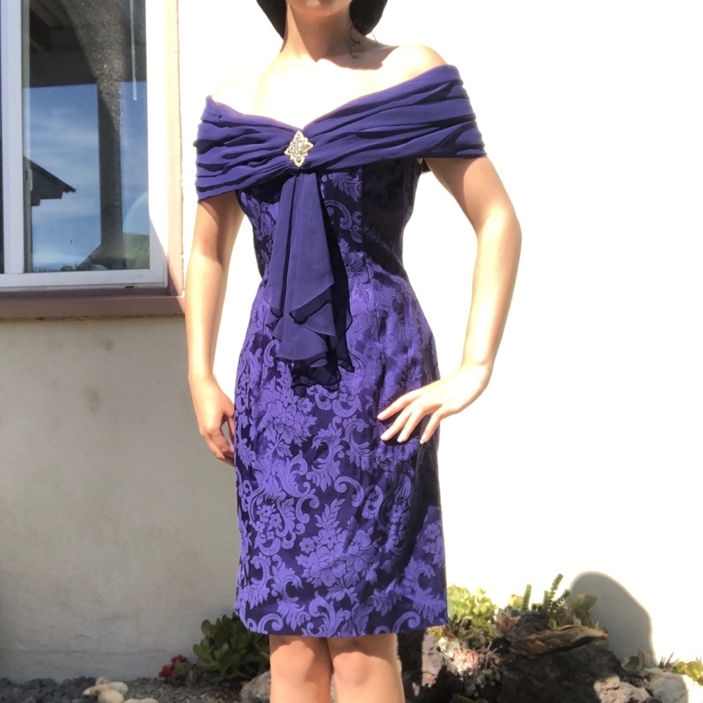 Vintage Gunne Sax off the shoulder dress